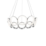 Kuzco CH94829-AS OROS 29" CH Antique Silver 120V TRIAC/ELV LED 3000K 90CRI 100W