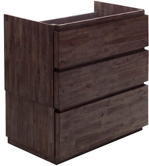 Fresca FCB31-361236ACA-FC Fresca Formosa 82" Floor Standing Double Sink Modern Bathroom Cabinet