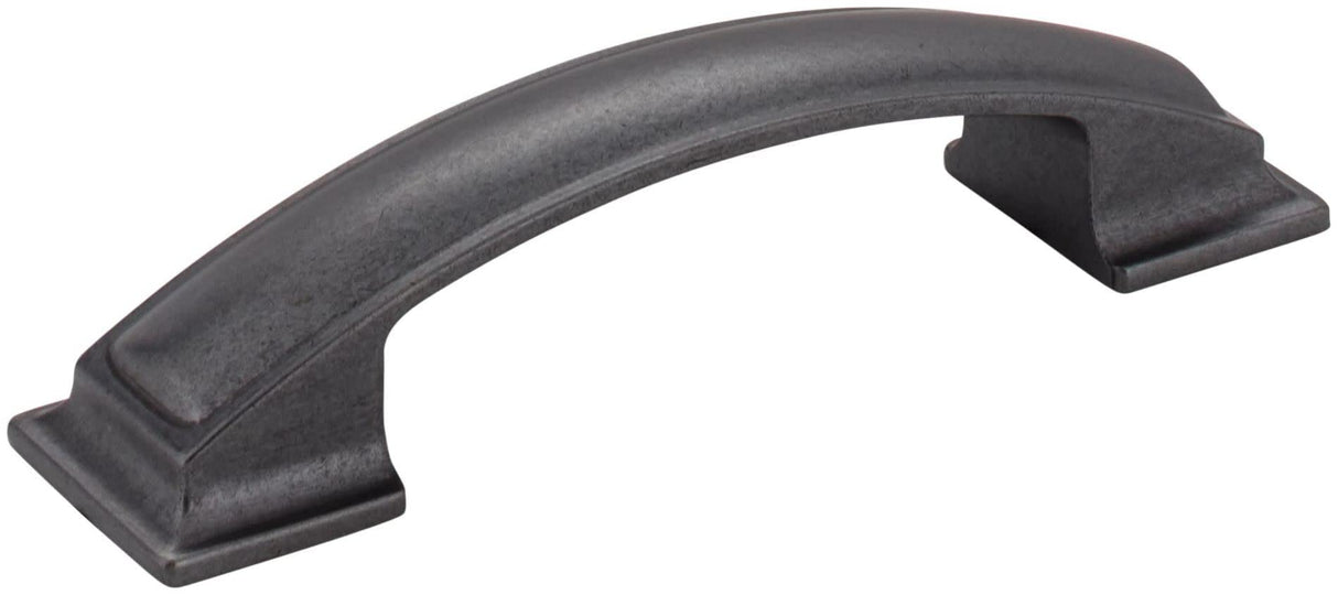 Jeffrey Alexander 435-96DACM 96 mm Center-to-Center Gun Metal Square Annadale Cabinet Pull