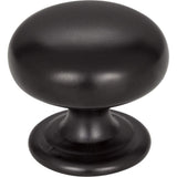 Elements 2980MB 1-1/4" Diameter Matte Black Florence Cabinet Mushroom Knob