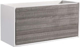 Fresca FCB9248HA Fresca Catania 48" Glossy Ash Gray Wall Hung Modern Bathroom Cabinet