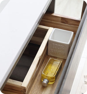 Fresca FVN31-123012ACA Fresca Formosa 54" Wall Hung Modern Bathroom Vanity w/ Mirror