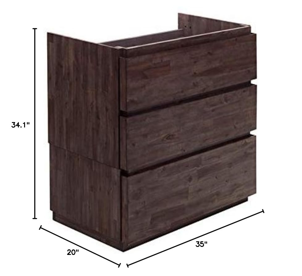 Fresca FCB3136ACA-FC Fresca Formosa 35" Floor Standing Modern Bathroom Cabinet