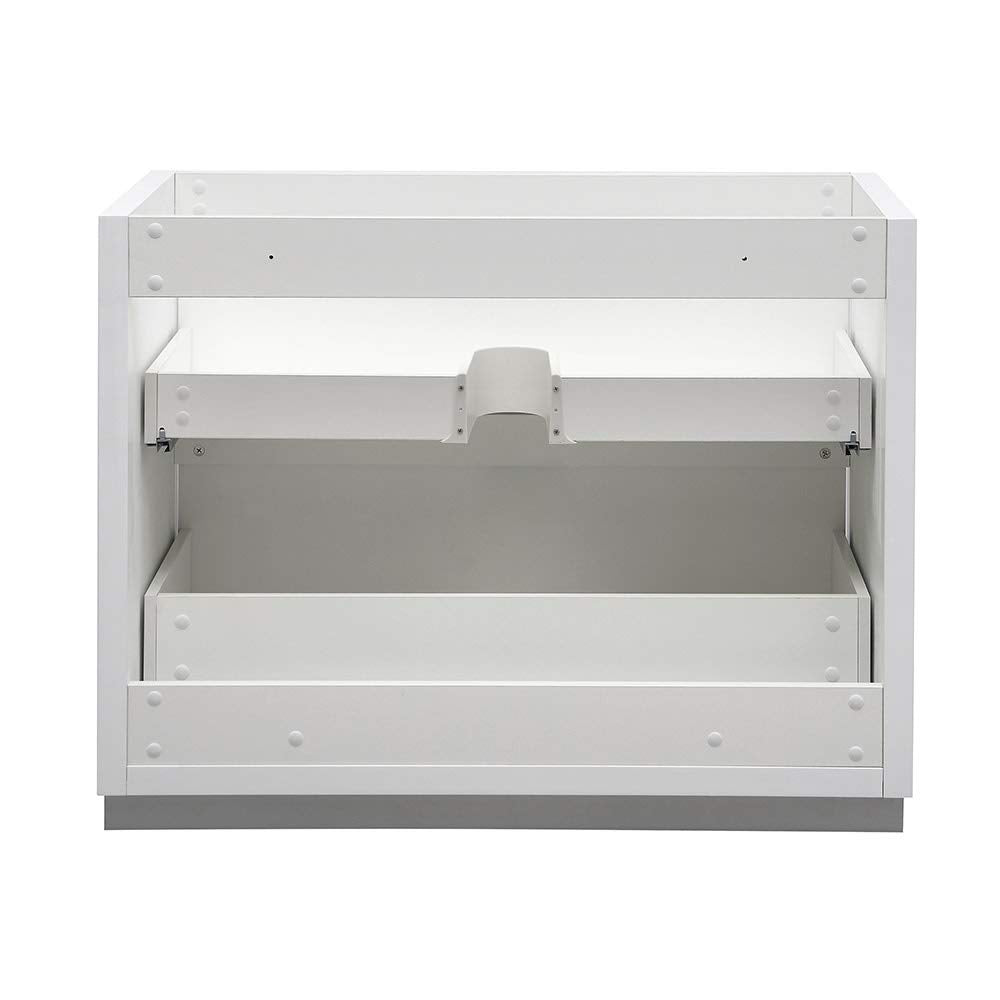 Fresca FCB8442WH Fresca Valencia 40" Glossy White Free Standing Modern Bathroom Cabinet