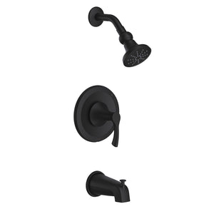 Gerber D500122BSTC Antioch Tub & Shower Trim Kit, 1.75GPM - Satin Black