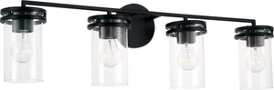 Capital Lighting 148741MB-539 Fuller 4 Light Vanity Matte Black