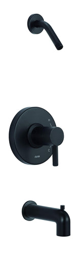 Gerber D520030LSBSTC Satin Black Amalfi Tub & Shower Trim Kit, Without Showerhead