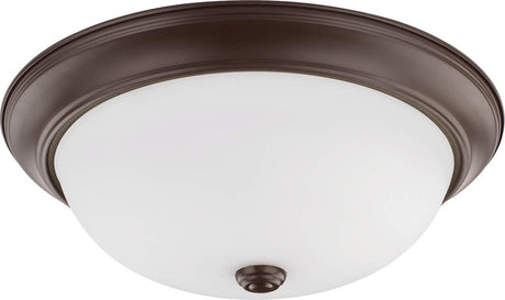 Capital Lighting 214731BZ Bates 3 Light Flush Mount Bronze