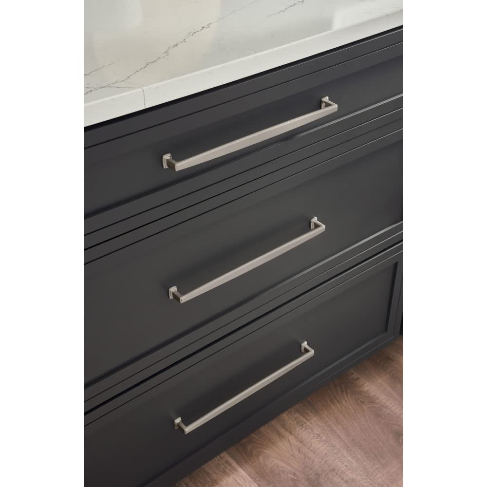 Jeffrey Alexander 171-12SN 12" Center-to-Center Satin Nickel Richard Appliance Handle