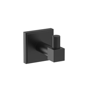 Amerock BH36070MB Matte Black Single Robe Hook 1-7/8 in. (48 mm) Length Towel Holder Appoint Towel Hook for Bathroom Bathroom Hardware Bath Accessories
