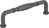 Jeffrey Alexander Z290-96-DACM 96 mm Center-to-Center Gun Metal Durham Cabinet Pull