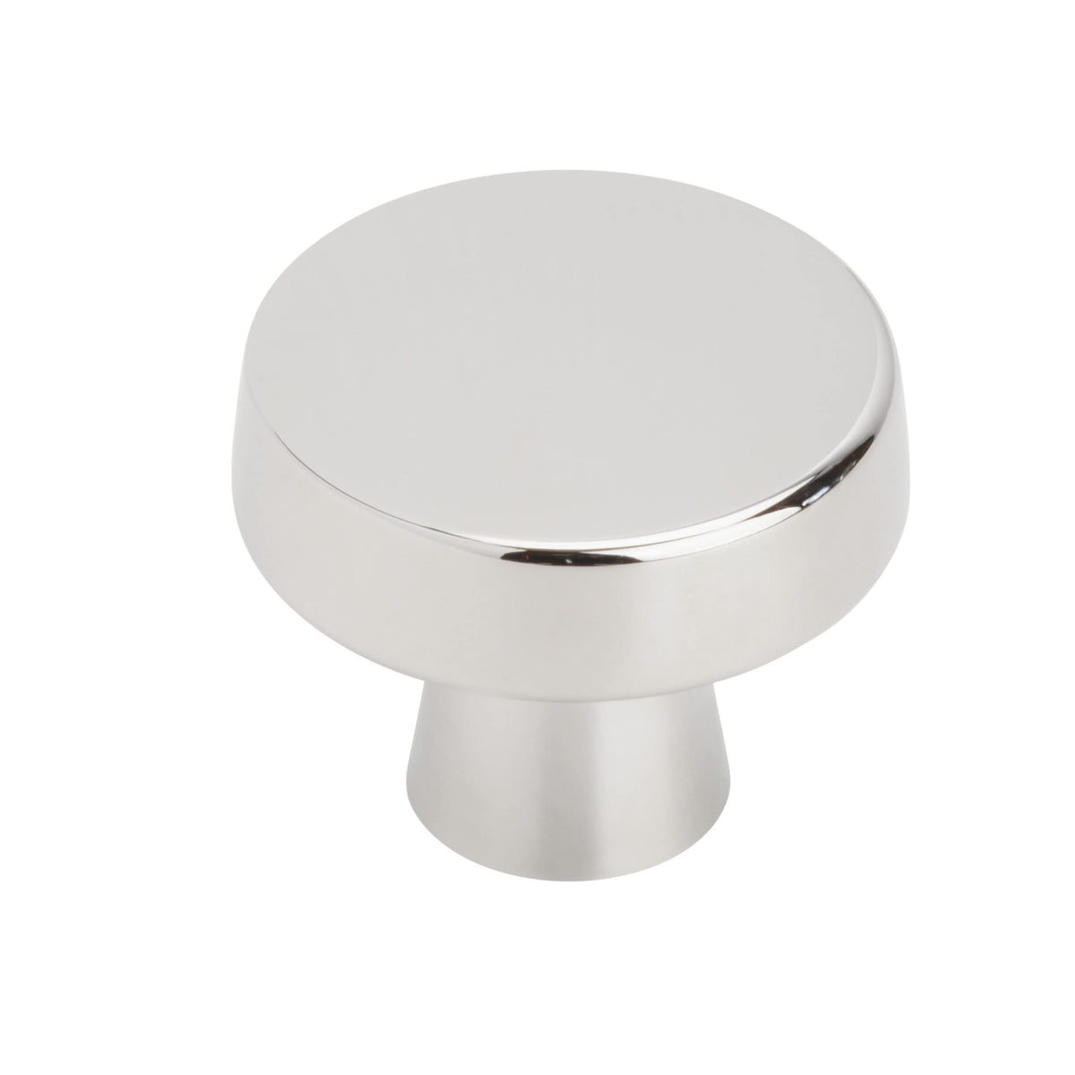 Amerock Cabinet Knob Polished Chrome 1-5/16 inch (33 mm) Diameter Blackrock 1 Pack Drawer Knob Cabinet Hardware