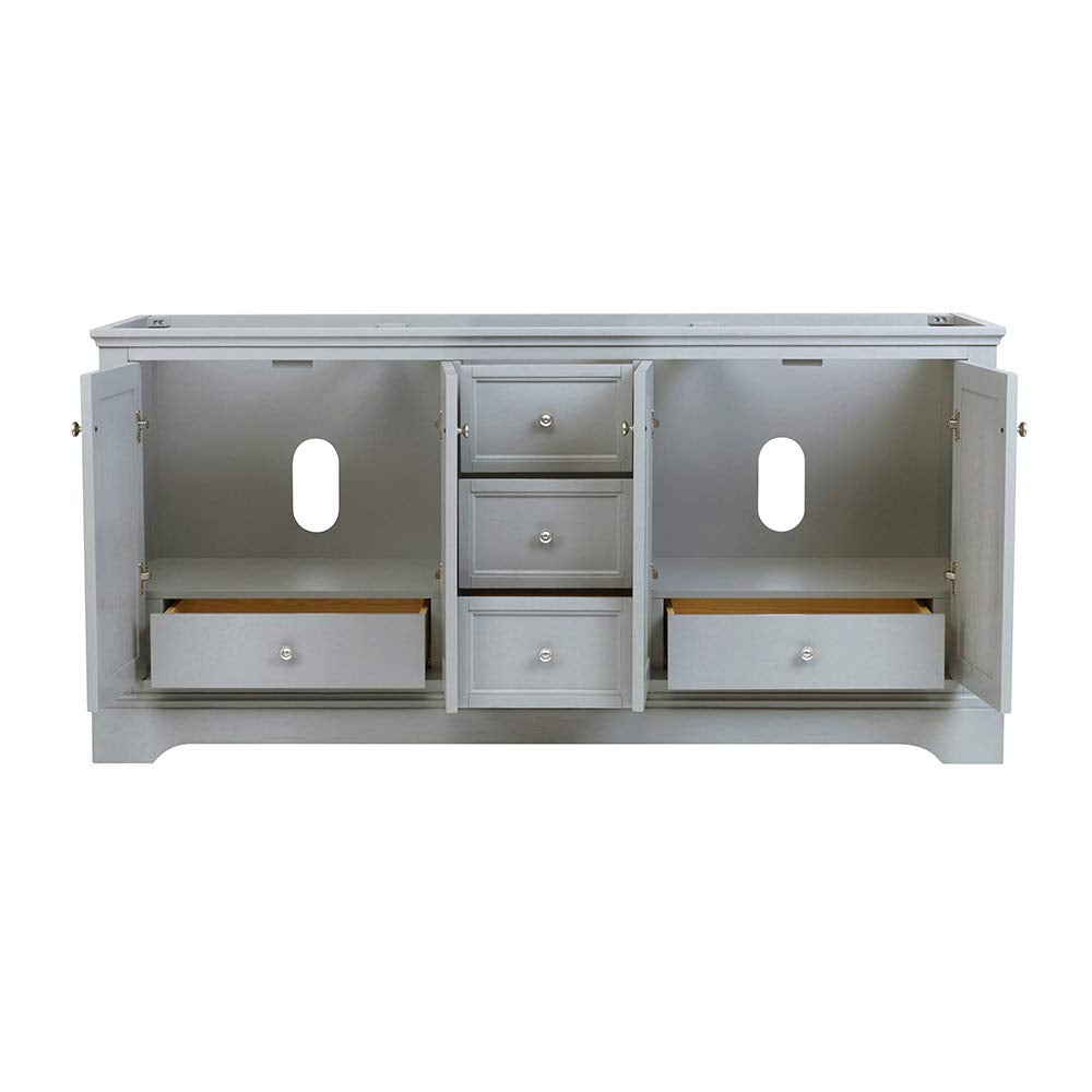 Fresca FCB2472WHM Fresca Windsor 72" Matte White Traditional Double Sink Bathroom Cabinet