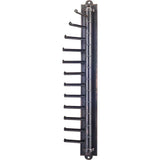Hardware Resources 357T-DBAC Brushed Oil Rubbed Bronze 12-Hook Cascading Tie Organizer