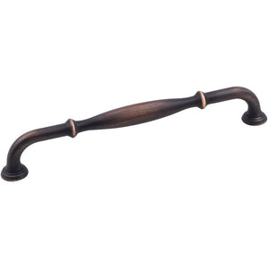 Jeffrey Alexander 658-192DBAC 192 mm Center-to-Center Brushed Oil Rubbed Bronze Tiffany Cabinet Pull