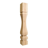 Hardware Resources P37-5CH 5" W x 5" D x 35-1/2" H Cherry Baroque Post
