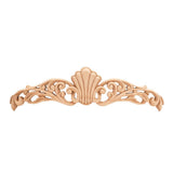 Hardware Resources ONL-04-20MP 20" W x 3/4" D x 5-3/4" H Maple Art Nouveau Onlay