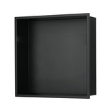 PULSE ShowerSpas NI-1212-MB Niche in Matte Black 12" x 12"