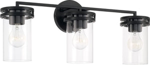 Capital Lighting 148731MB-539 Fuller 3 Light Vanity Matte Black