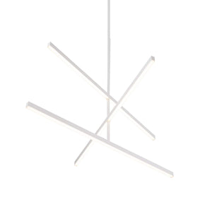 Kuzco CH10345-WH VEGA 45" CH White 120V TRIAC/ELV LED 3000K 90CRI 56W
