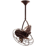 Matthews Fan JD-BZZT-MTL Jarold Direcional ceiling fan in Bronzette finish with metal blades.