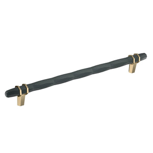 Amerock Cabinet Pull Black Bronze/Golden Champagne 10-1/16 inch (256 mm) Center-to-Center London 1 Pack Drawer Pull Drawer Handle Cabinet Hardware