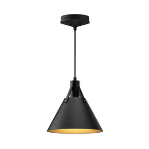 Alora PD584510MB ARCHER 10" PD MATTE BLACK CORD 72 1X60W E26