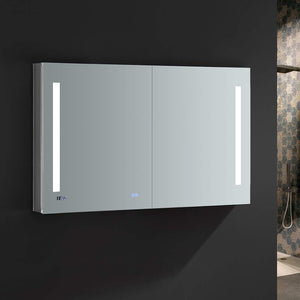 Fresca FMC014830 Fresca Tiempo 48" Wide x 30" Tall Bathroom Medicine Cabinet w/ LED Lighting & Defogger