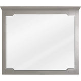 Jeffrey Alexander MIR2CHA-40-GR 40" W x 1-1/2" D x 34" H Grey Chatham mirror