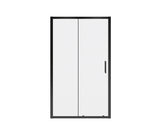 MAAX 135236-900-340-000 Connect Pro 45-46 ½ x 76 in. 6mm Sliding Shower Door for Alcove Installation with Clear glass in Matte Black