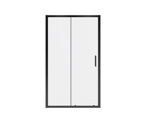 MAAX 135236-900-340-000 Connect Pro 45-46 ½ x 76 in. 6mm Sliding Shower Door for Alcove Installation with Clear glass in Matte Black