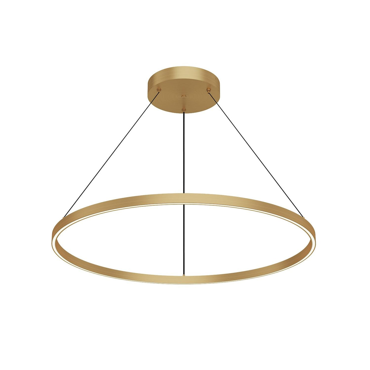 Kuzco PD87736-BG Cerchio 36" Pendant BG Aluminum Extrusion Up Down Duo Canopy 930 TRIAC 120 86W