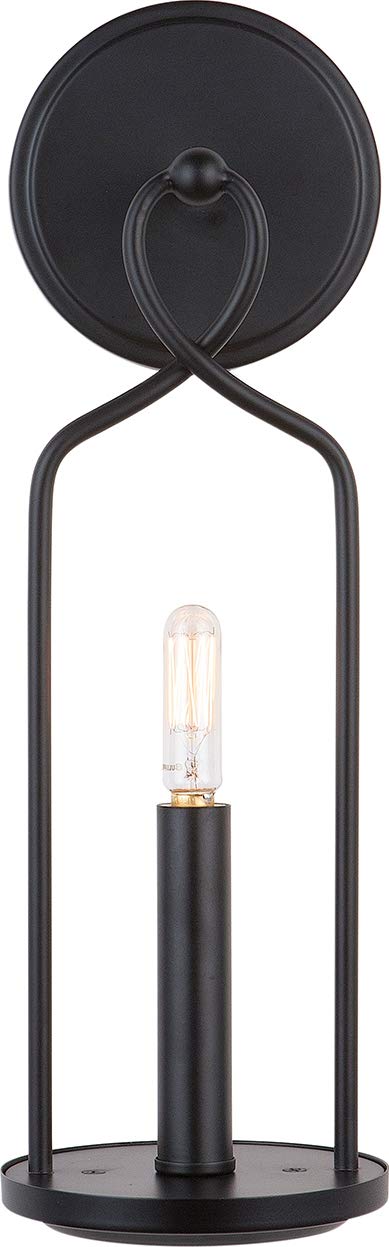 Capital Lighting 631612MB Sonnet 1 Light Sconce Matte Black