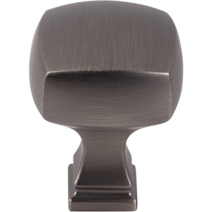 Jeffrey Alexander 278BNBDL 1-1/8" Overall Length Brushed Pewter Square Audrey Cabinet Knob