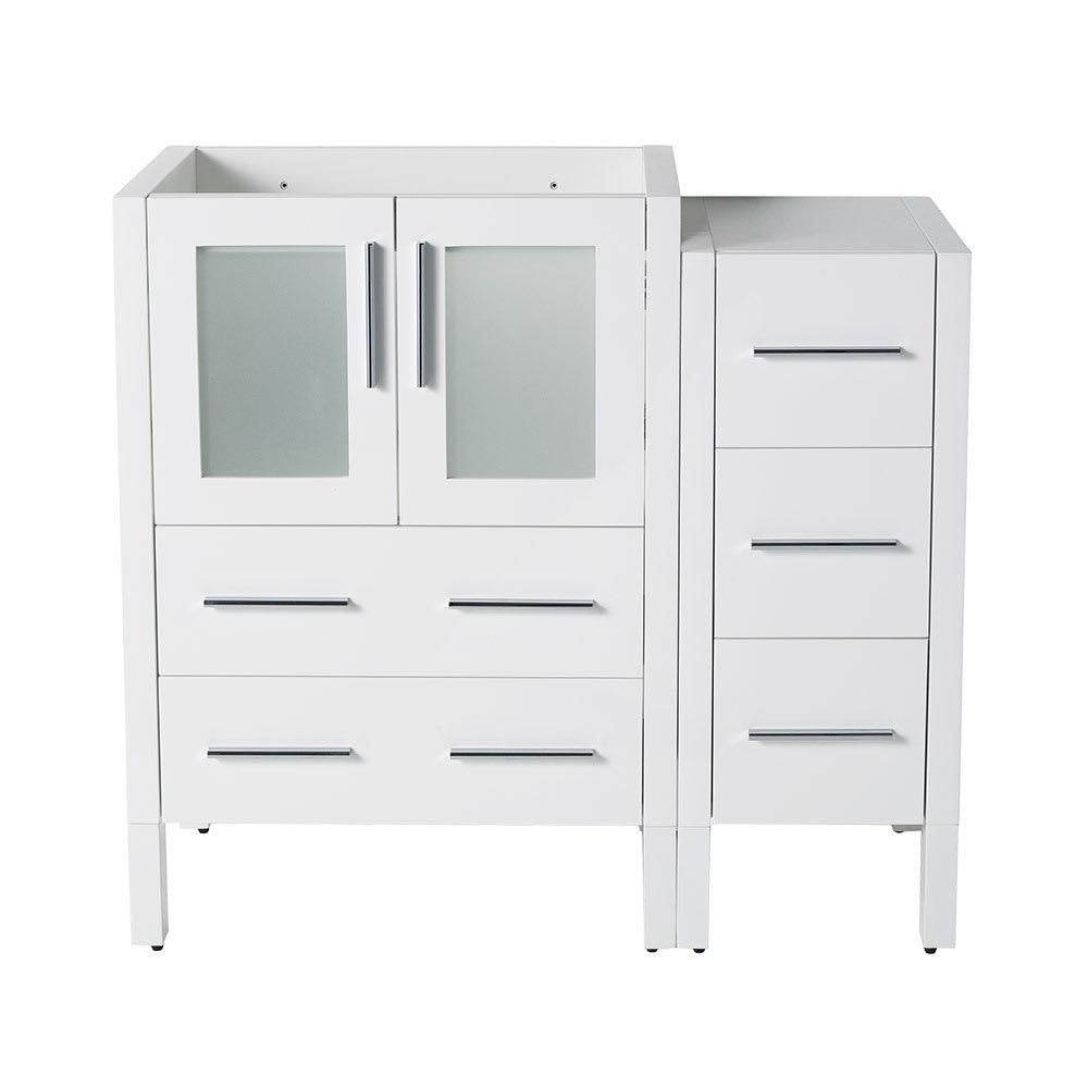 Fresca FCB62-2412WH Fresca Torino 36" White Modern Bathroom Cabinets