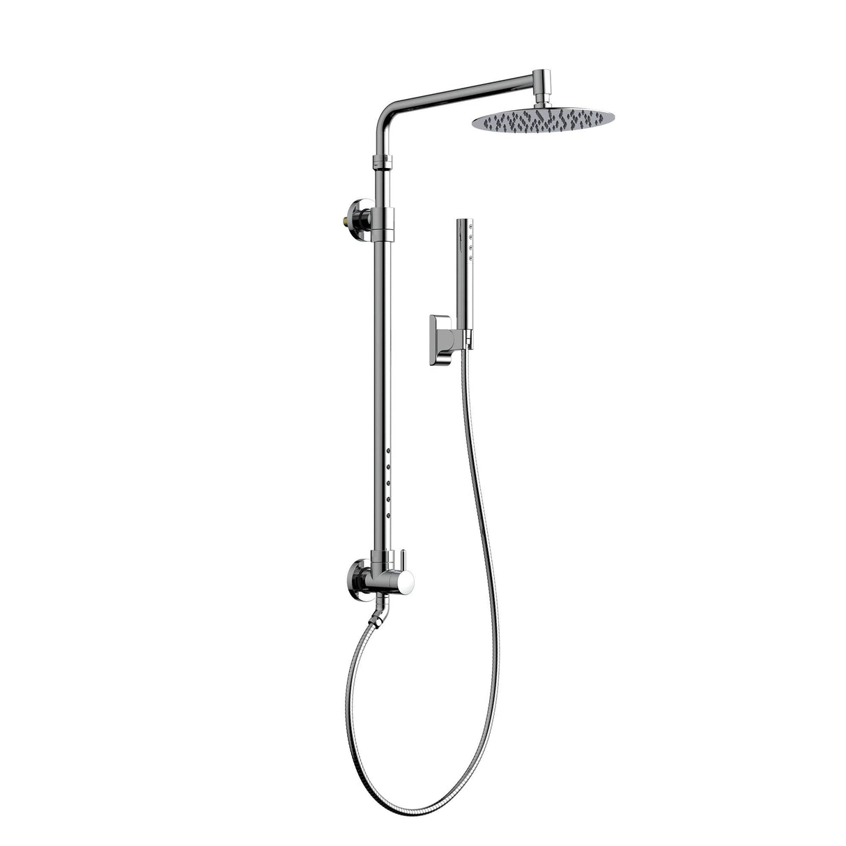 PULSE Showerspas 1059-CH-1.8GPM Atlantis System with 10" Rain Showerhead, 5 Body Sprays and Hand Shower, Polished Chrome, 1.8 GPM