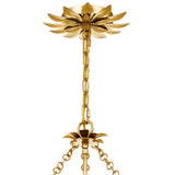 Broche 8 Light Antique Gold Chandelier 515-GA