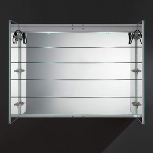Fresca FMC014836 Fresca Tiempo 48" Wide x 36" Tall Bathroom Medicine Cabinet w/ LED Lighting & Defogger