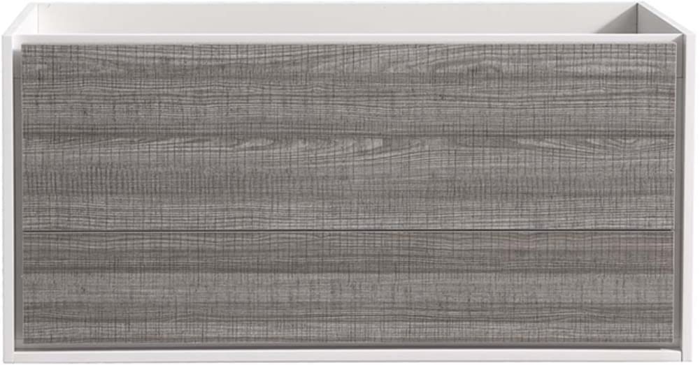 Fresca FCB9248HA Fresca Catania 48" Glossy Ash Gray Wall Hung Modern Bathroom Cabinet