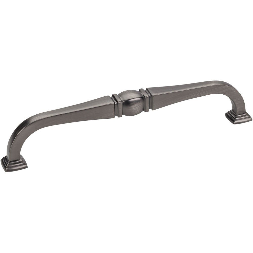 Jeffrey Alexander 188-160BNBDL 160 mm Center-to-Center Brushed Pewter Katharine Cabinet Pull