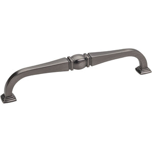 Jeffrey Alexander 188-160BNBDL 160 mm Center-to-Center Brushed Pewter Katharine Cabinet Pull