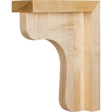 Hardware Resources COR8-6-CH 2-1/2" W x 6" D x 8" H Cherry Bar Corbel