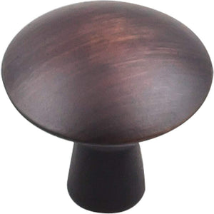 Elements 988DBAC 1-1/16" Diameter Brushed Oil Rubbed Bronze Zachary Cabinet Mushroom Knob