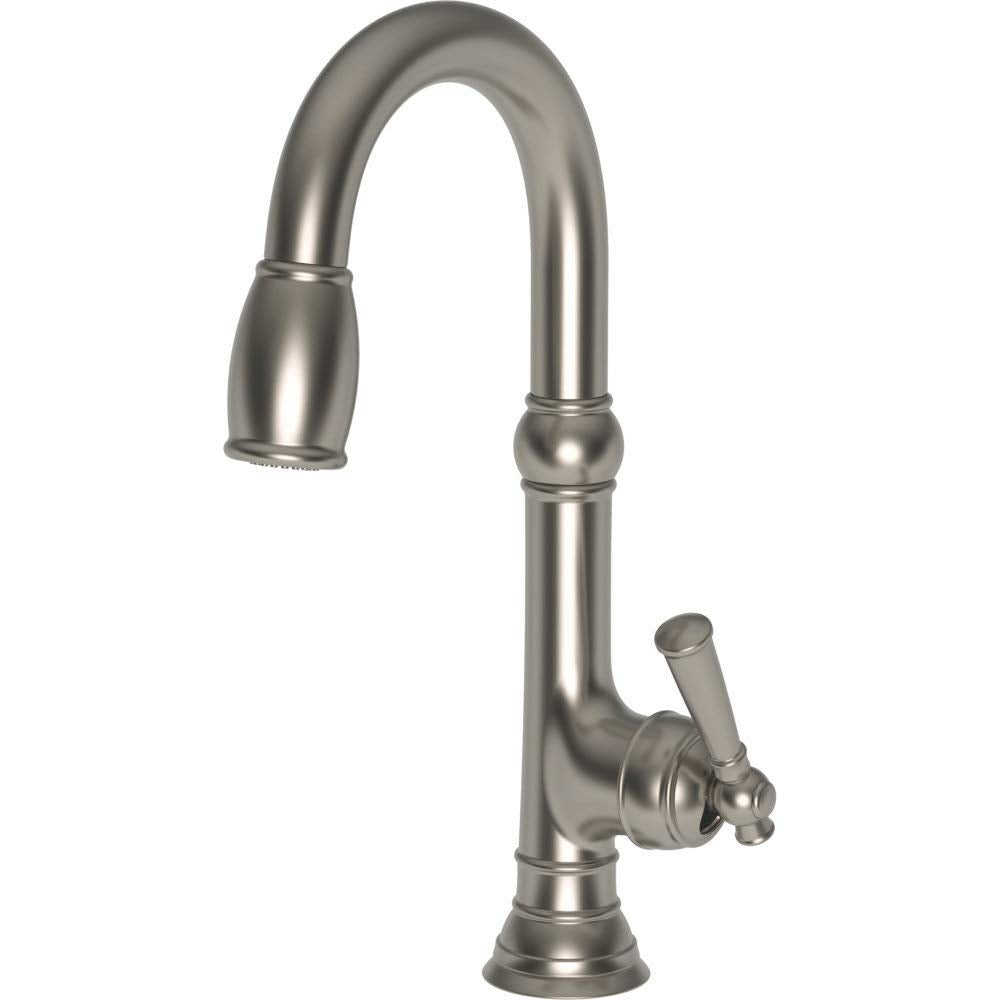 Newport Brass 2470-5223/20 Stainless Steel (PVD) Jacobean Prep Faucet with Metal Lever Handle