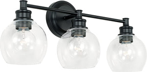 Capital Lighting 121131MB-426 Mid Century 3 Light Vanity Matte Black