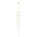 Alora PD317005NB HONOUR LED PENDANT NATURAL BRASS 50W 120VAC WITH LED DRIVER 2700K 90CRI