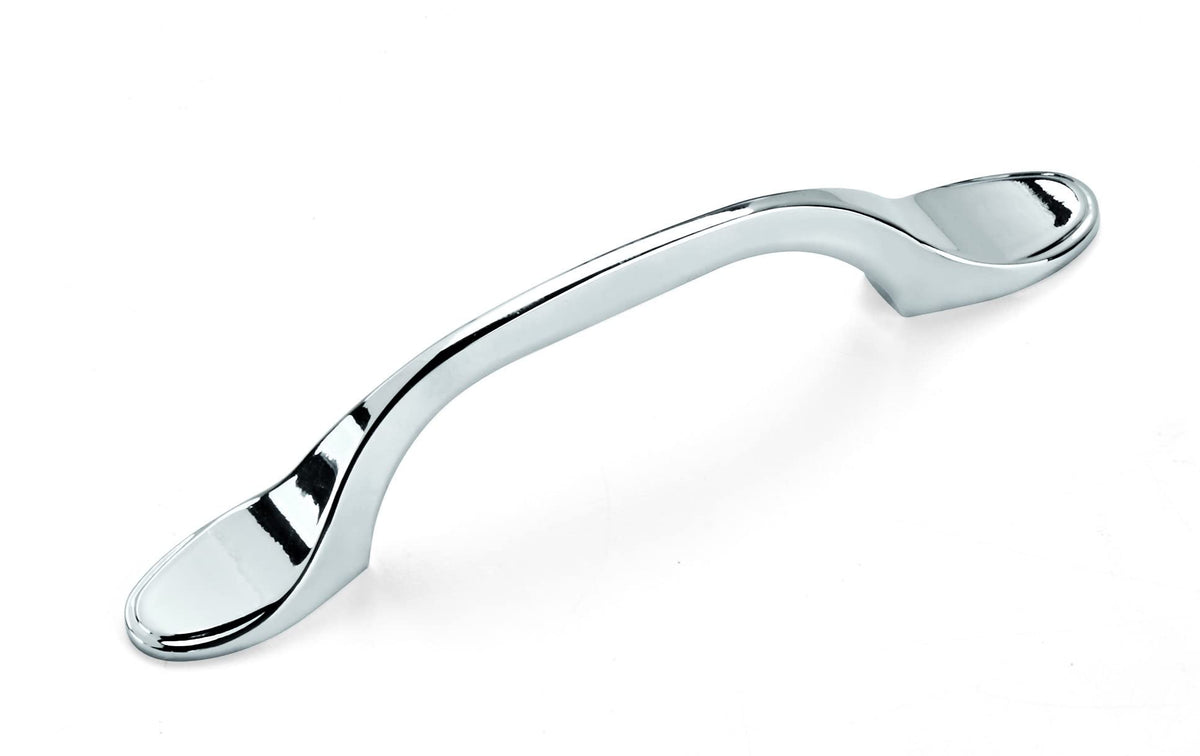 Amerock Cabinet Pull Polished Chrome 3 inch (76 mm) Center-to-Center Ravino 1 Pack Drawer Pull Drawer Handle Cabinet Hardware