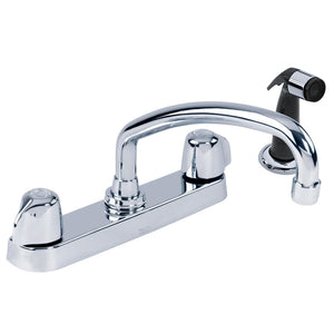 Gerber G0042526 Chrome Classics Two Handle Kitchen Faucet Deck Plate MOUNTED...