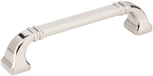 Jeffrey Alexander 165-128NI 128 mm Center-to-Center Polished Nickel Ella Cabinet Pull