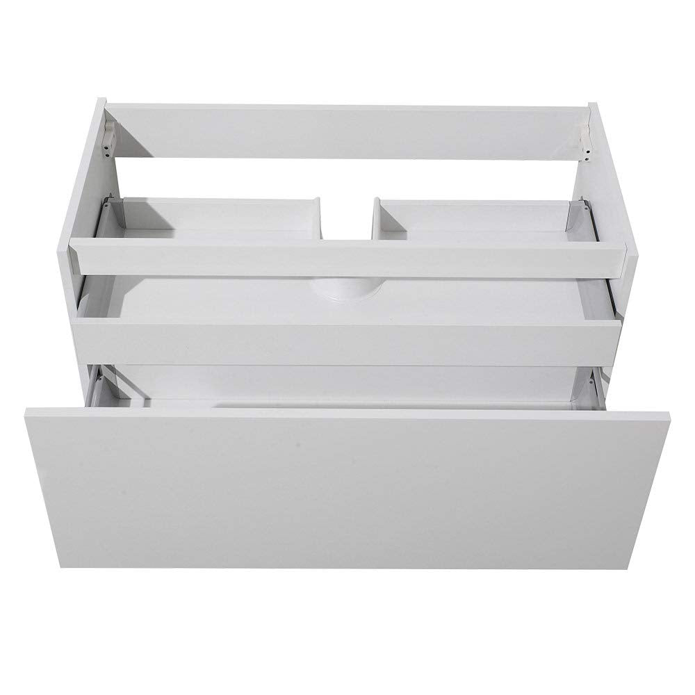 Fresca FCB8010TK Fresca Mezzo 39" Teak Modern Bathroom Cabinet